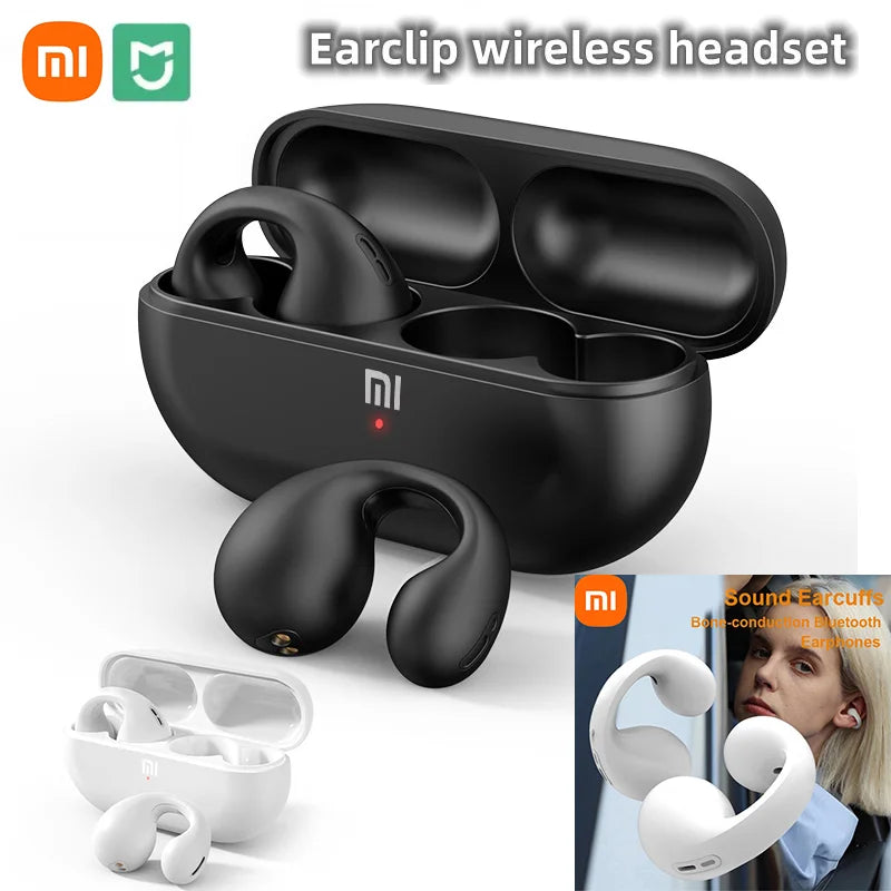 XIAOMI Bone Conduction TWS Earbuds pk Ambie Sound Earcuffs Ear Earring Wireless Bluetooth Earphones Auriculares Sport Headset