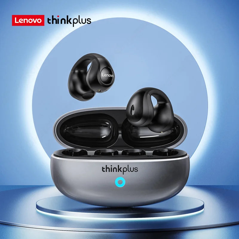 Lenovo xt83 ii fones de ouvido sem fio bluetooth 5.3 earclip design controle toque condução óssea fones esportes