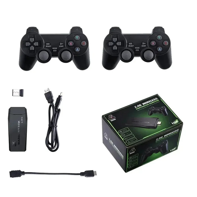 Vídeo Game Sticks M8 64GB Console Game Stick 4K 10.000 Retro games